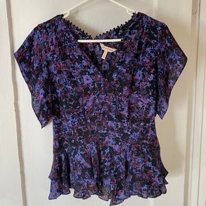 Rebecca Taylor Rhapsody Silk Blouse/Top Size 4